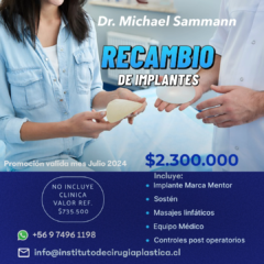 Promo Recambio de implantes Julio 2024